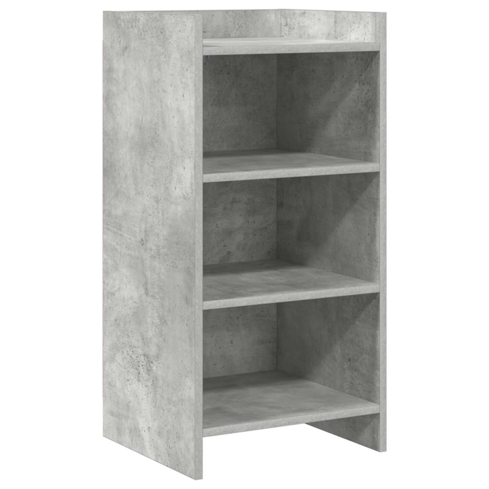 vidaXL Πλαϊνό γραφείο Γκρι Σκυροδέματος 40 x 36 x 80 εκ