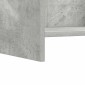 vidaXL Πλαϊνό γραφείο Γκρι Σκυροδέματος 40 x 36 x 80 εκ