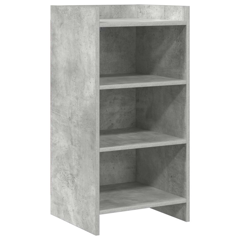 vidaXL Πλαϊνό γραφείο Γκρι Σκυροδέματος 40 x 36 x 80 εκ