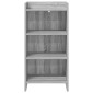 vidaXL Πλαϊνό γραφείο Γκρι Sonoma 40 x 36 x 80 εκ Επεξεργασμένο Ξύλο