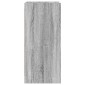 vidaXL Πλαϊνό γραφείο Γκρι Sonoma 40 x 36 x 80 εκ Επεξεργασμένο Ξύλο