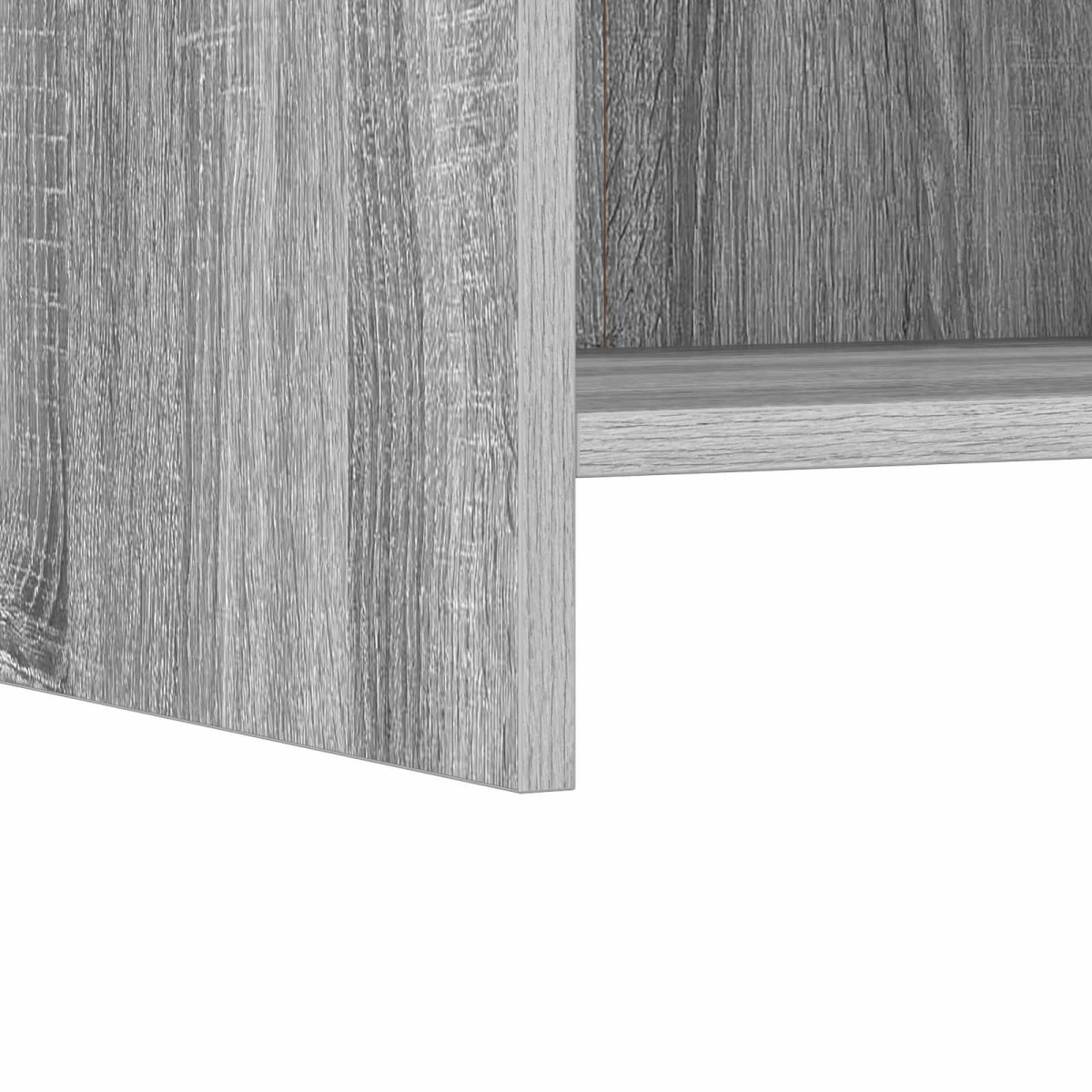 vidaXL Πλαϊνό γραφείο Γκρι Sonoma 40 x 36 x 80 εκ Επεξεργασμένο Ξύλο