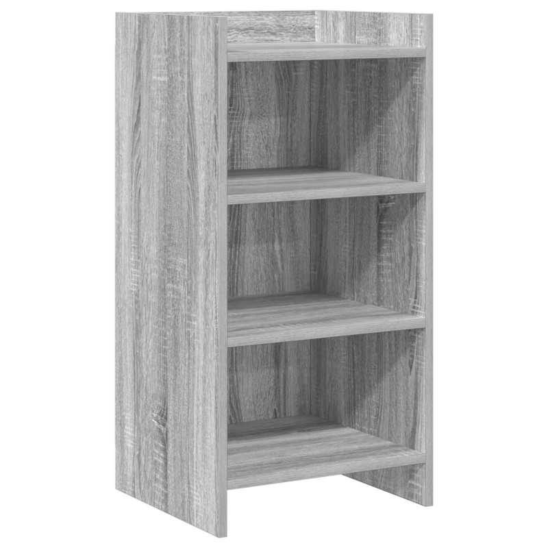vidaXL Πλαϊνό γραφείο Γκρι Sonoma 40 x 36 x 80 εκ Επεξεργασμένο Ξύλο