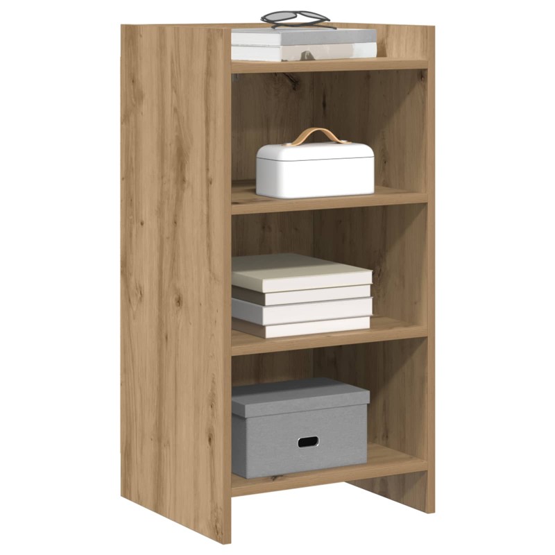 vidaXL Πλαϊνό γραφείο Artisan Δρυς 40 x 36 x 80 εκ Επεξεργασμένο Ξύλο