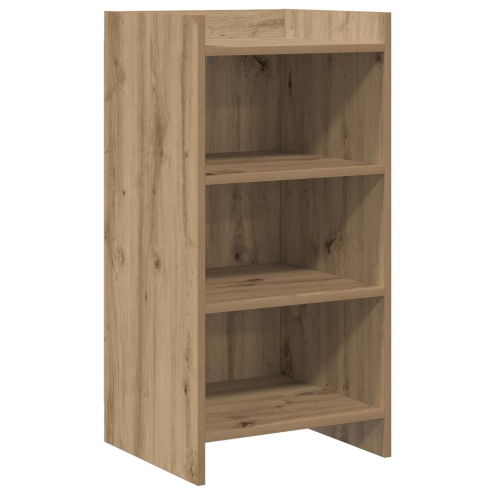 vidaXL Πλαϊνό γραφείο Artisan Δρυς 40 x 36 x 80 εκ Επεξεργασμένο Ξύλο