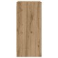 vidaXL Πλαϊνό γραφείο Artisan Δρυς 40 x 36 x 80 εκ Επεξεργασμένο Ξύλο