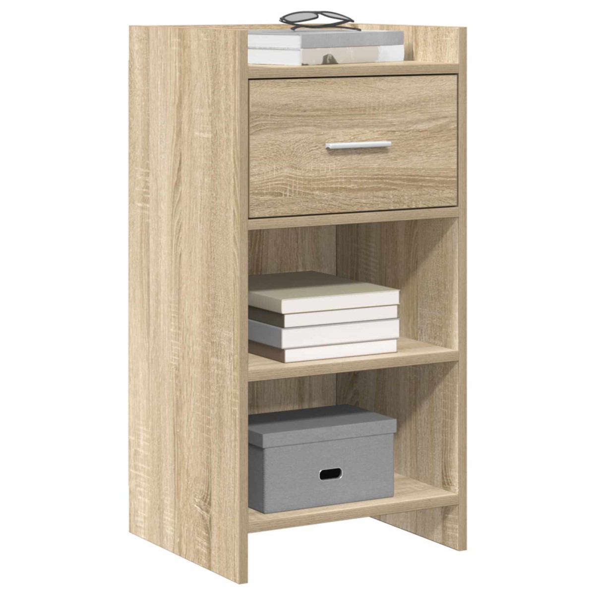 vidaXL Πλαϊνό γραφείο Sonoma Δρυς 40 x 36 x 80 εκ Επεξεργασμένο Ξύλο