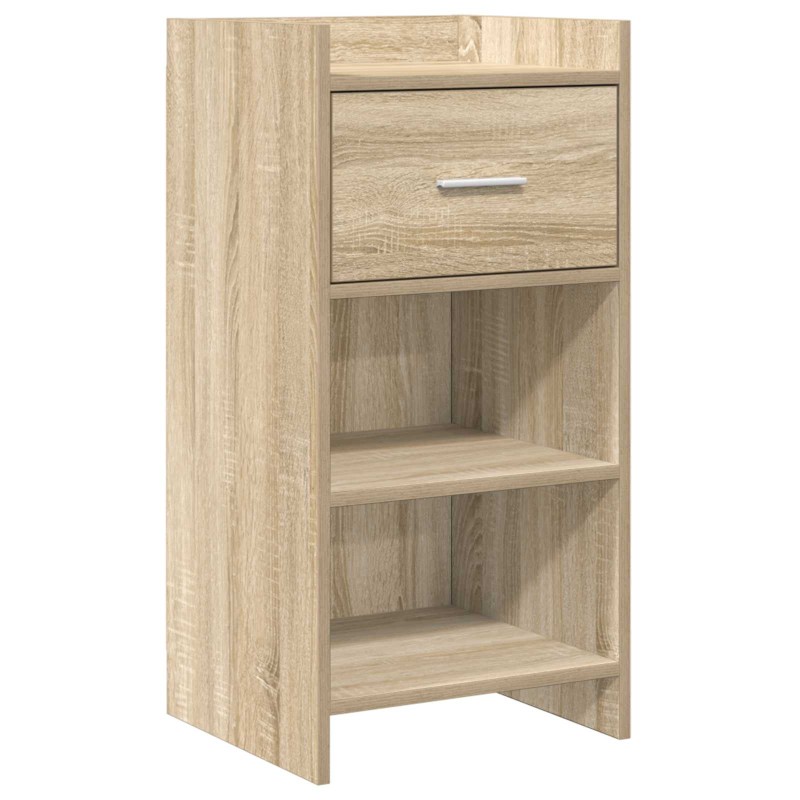 vidaXL Πλαϊνό γραφείο Sonoma Δρυς 40 x 36 x 80 εκ Επεξεργασμένο Ξύλο