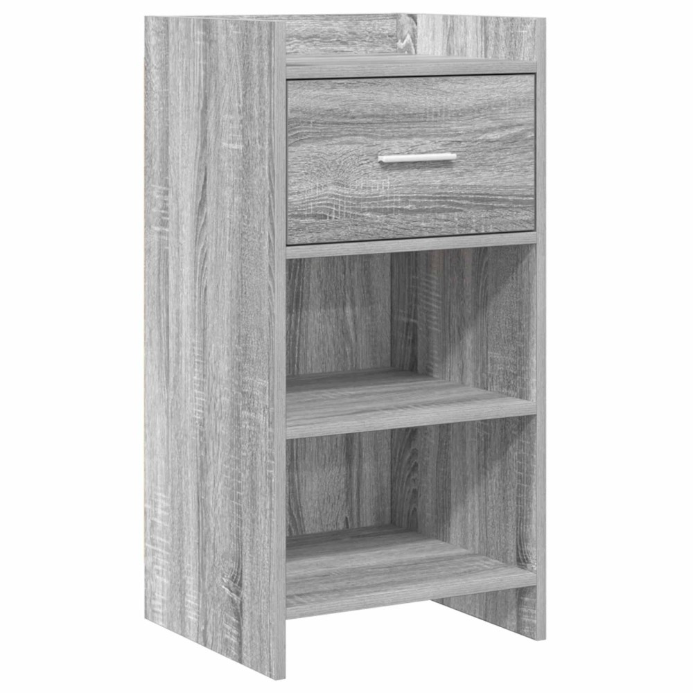vidaXL Πλαϊνό γραφείο Γκρι Sonoma 40 x 36 x 80 εκ Επεξεργασμένο Ξύλο