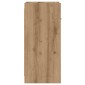 vidaXL Πλαϊνό γραφείο Artisan Δρυς 40 x 36 x 80 εκ Επεξεργασμένο Ξύλο