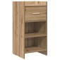 vidaXL Πλαϊνό γραφείο Artisan Δρυς 40 x 36 x 80 εκ Επεξεργασμένο Ξύλο