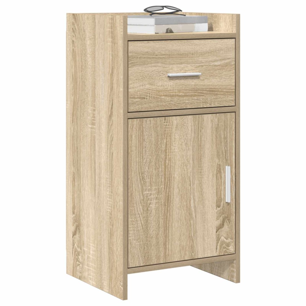 vidaXL Πλαϊνό γραφείο Sonoma Δρυς 40 x 36 x 80 εκ Επεξεργασμένο Ξύλο