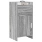 vidaXL Πλαϊνό γραφείο Γκρι Sonoma 40 x 36 x 80 εκ Επεξεργασμένο Ξύλο