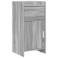 vidaXL Πλαϊνό γραφείο Γκρι Sonoma 40 x 36 x 80 εκ Επεξεργασμένο Ξύλο