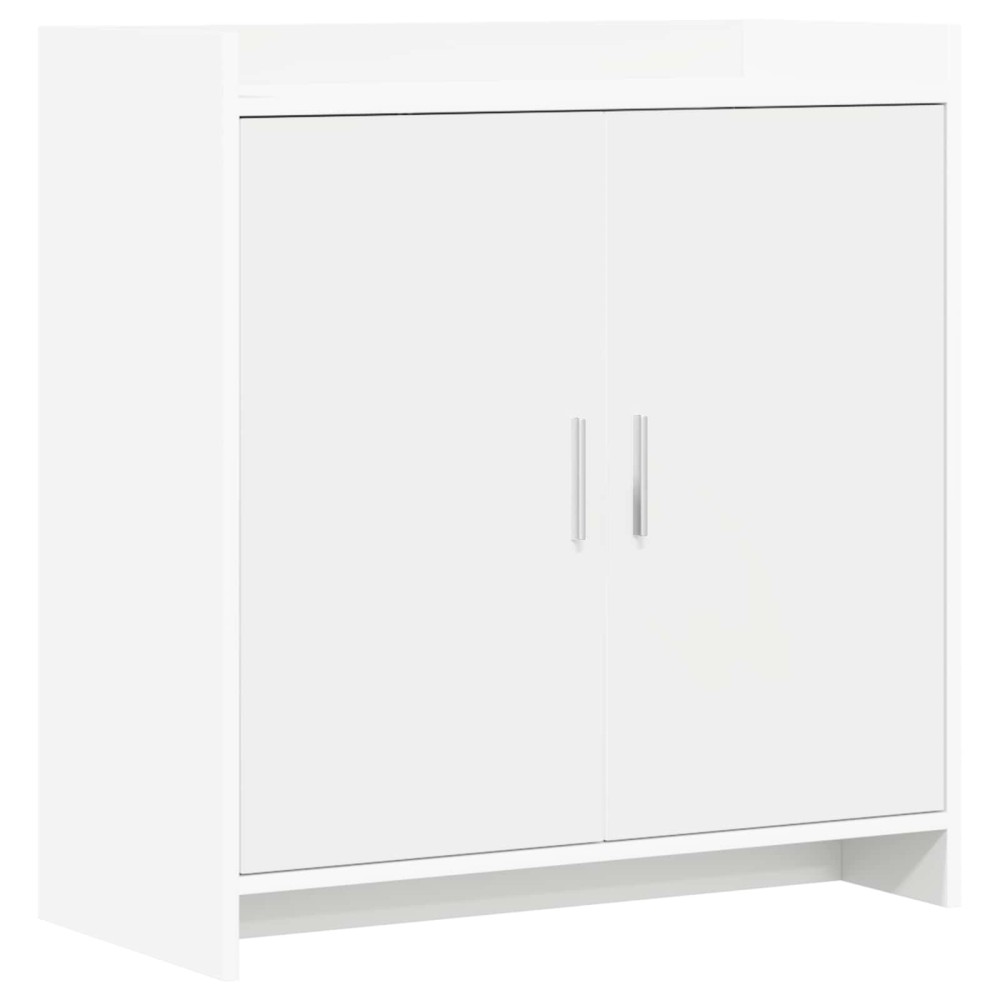 vidaXL Πλαϊνό γραφείο Λευκό 72 x 36 x 80 εκ. Επεξεργασμένο Ξύλο