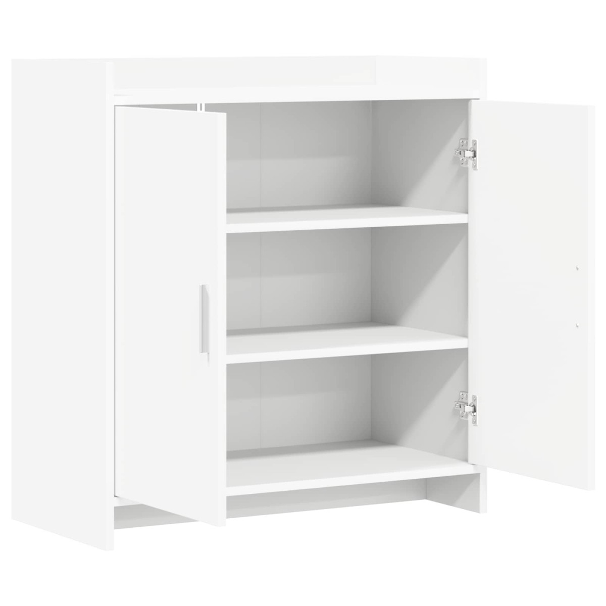 vidaXL Πλαϊνό γραφείο Λευκό 72 x 36 x 80 εκ. Επεξεργασμένο Ξύλο