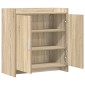 vidaXL Πλαϊνό γραφείο Sonoma Δρυς 72 x 36 x 80 εκ. Επεξεργασμένο Ξύλο