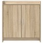 vidaXL Πλαϊνό γραφείο Sonoma Δρυς 72 x 36 x 80 εκ. Επεξεργασμένο Ξύλο