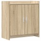 vidaXL Πλαϊνό γραφείο Sonoma Δρυς 72 x 36 x 80 εκ. Επεξεργασμένο Ξύλο