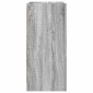 vidaXL Πλαϊνό γραφείο Γκρι Sonoma 72 x 36 x 80 εκ. Επεξεργασμένο Ξύλο