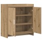 vidaXL Πλαϊνό γραφείο Artisan Δρυς 72 x 36 x 80 εκ. Επεξεργασμένο Ξύλο