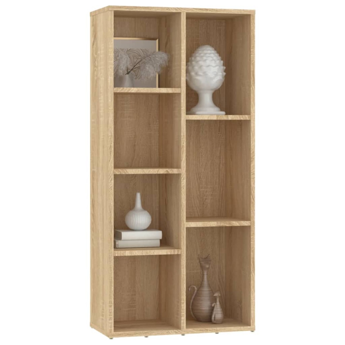vidaXL Βιβλιοθήκη Χρώμα Sonoma Δρυς 50x25x106 εκ. από Μοριοσανίδα