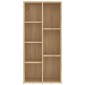 vidaXL Βιβλιοθήκη Χρώμα Sonoma Δρυς 50x25x106 εκ. από Μοριοσανίδα