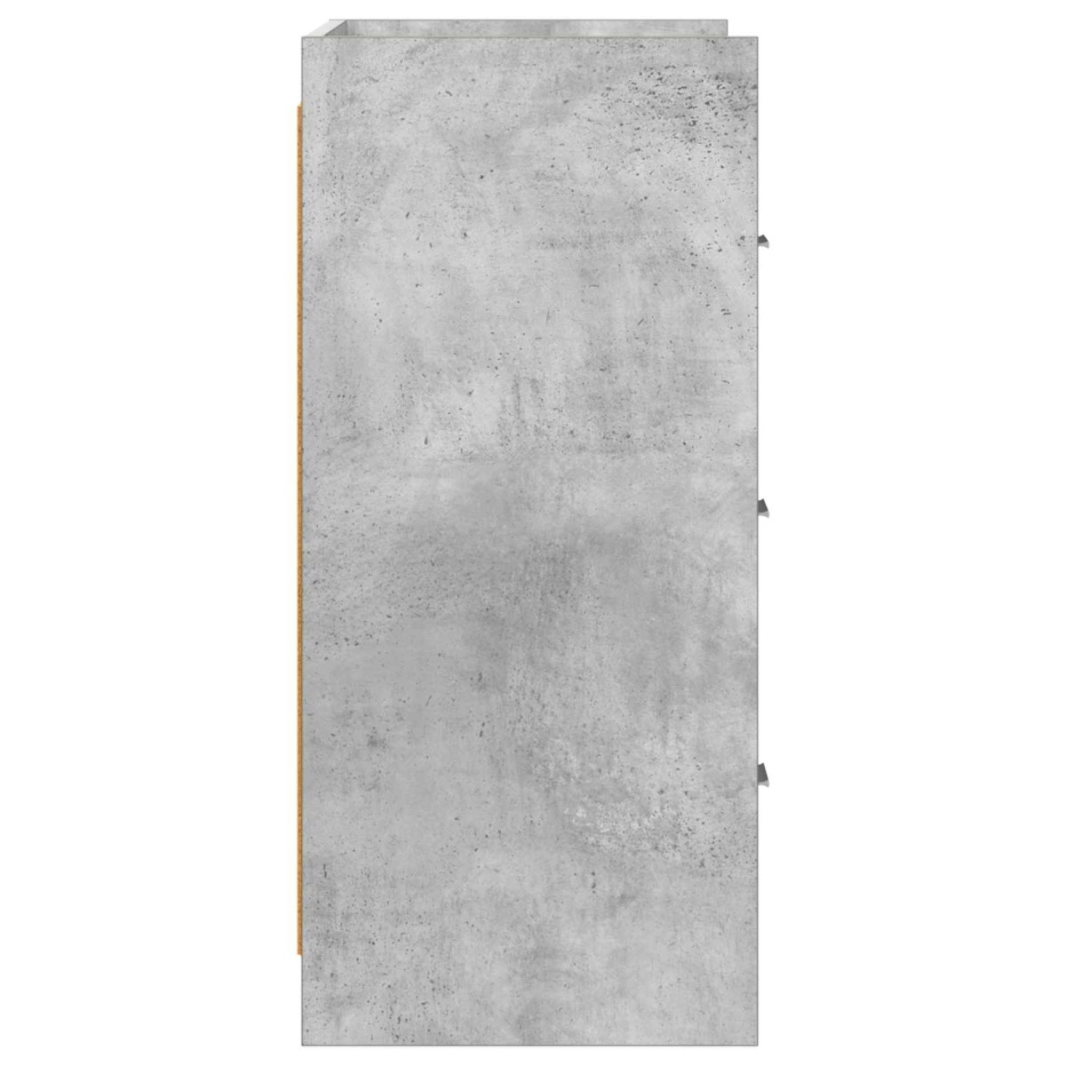 vidaXL Πλαϊνό γραφείο Γκρι Σκυροδέματος 75 x 33 x 80 εκ