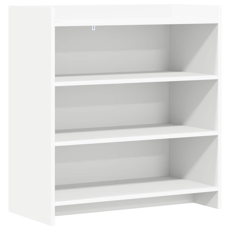 vidaXL Πλαϊνό γραφείο Λευκό 75 x 36 x 80 εκ Επεξεργασμένο Ξύλο