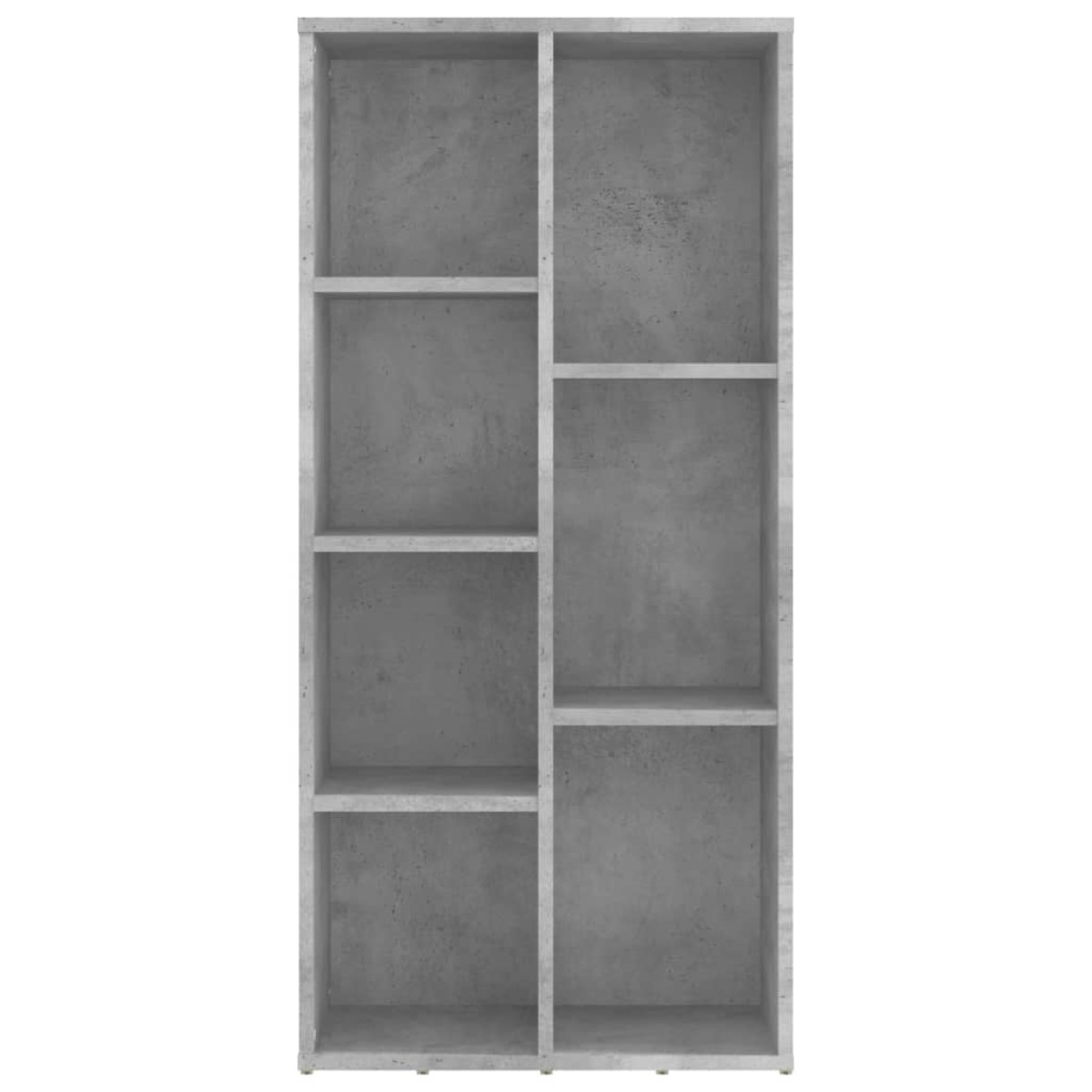 vidaXL Βιβλιοθήκη Γκρι του Σκυροδέματος 50x25x106 εκ. από Μοριοσανίδα