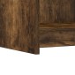 vidaXL Πλαϊνό γραφείο Καπνισμένο Ξύλο Δρυός 75 x 36 x 80 εκ