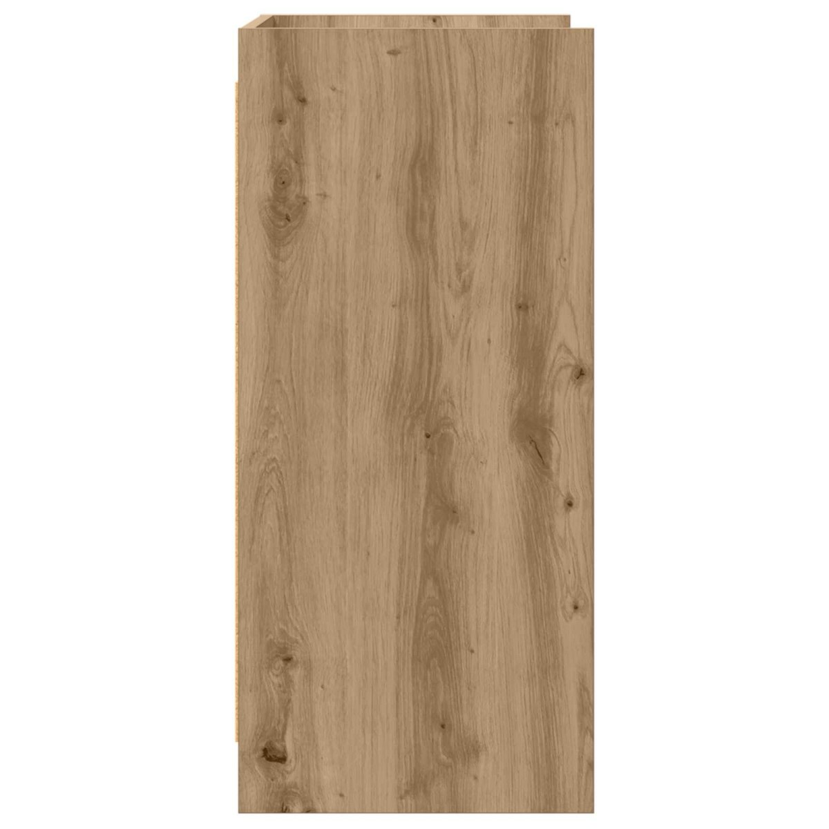 vidaXL Πλαϊνό γραφείο Artisan Δρυς 75 x 36 x 80 εκ Επεξεργασμένο Ξύλο