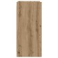 vidaXL Πλαϊνό γραφείο Artisan Δρυς 75 x 36 x 80 εκ Επεξεργασμένο Ξύλο