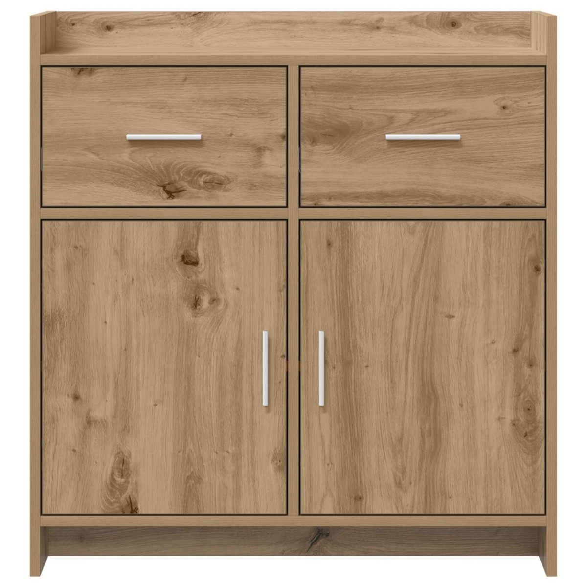 vidaXL Πλαϊνό γραφείο Artisan Δρυς 75 x 36 x 80 εκ Επεξεργασμένο Ξύλο