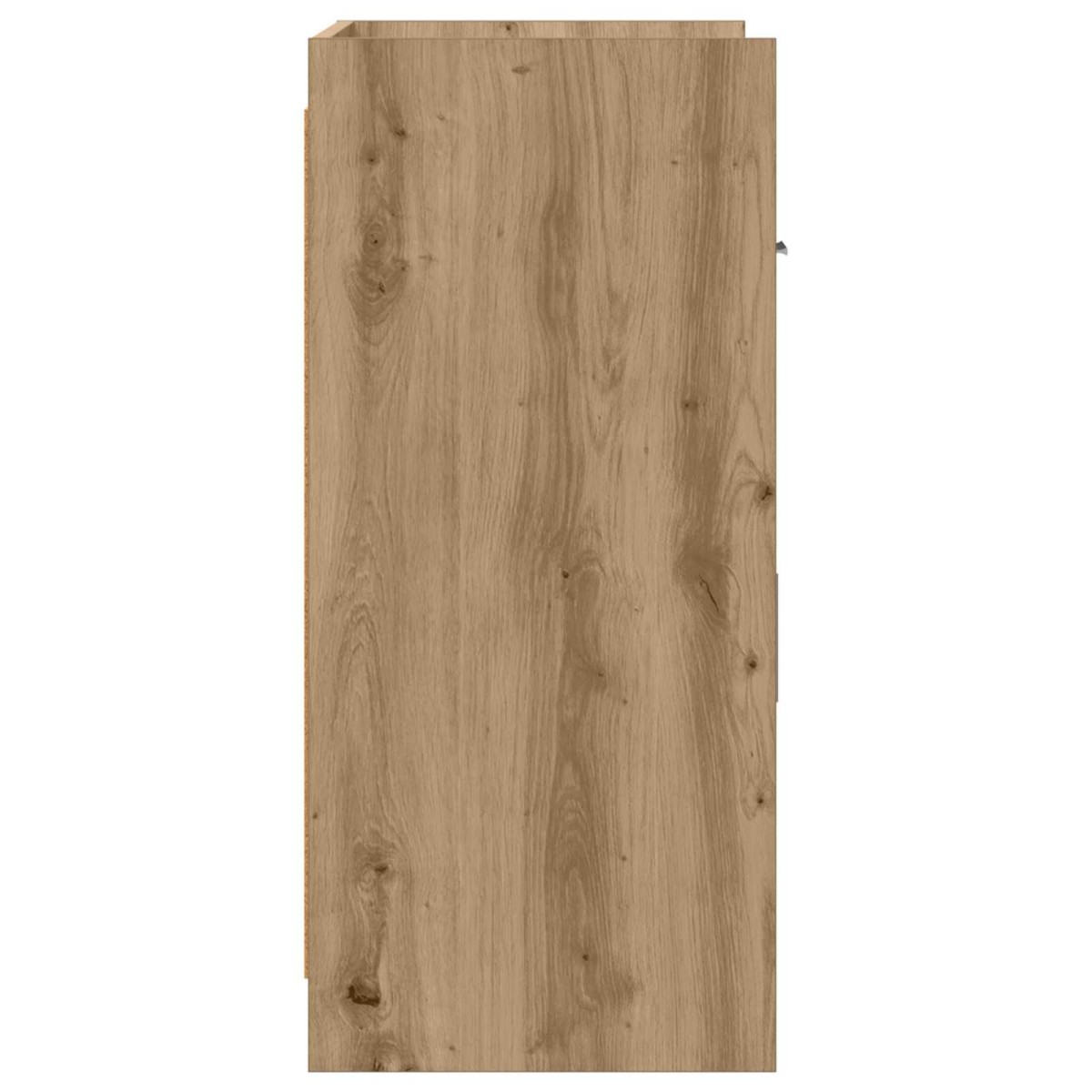vidaXL Πλαϊνό γραφείο Artisan Δρυς 75 x 36 x 80 εκ Επεξεργασμένο Ξύλο