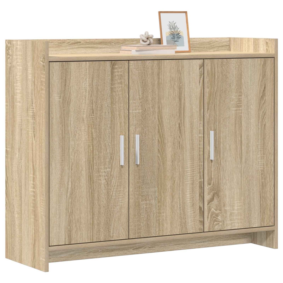vidaXL Πλαϊνό γραφείο Sonoma Δρυς 98,5 x 33 x 80 εκ Επεξεργασμένο Ξύλο