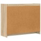 vidaXL Πλαϊνό γραφείο Sonoma Δρυς 98,5 x 33 x 80 εκ Επεξεργασμένο Ξύλο