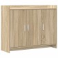 vidaXL Πλαϊνό γραφείο Sonoma Δρυς 98,5 x 33 x 80 εκ Επεξεργασμένο Ξύλο