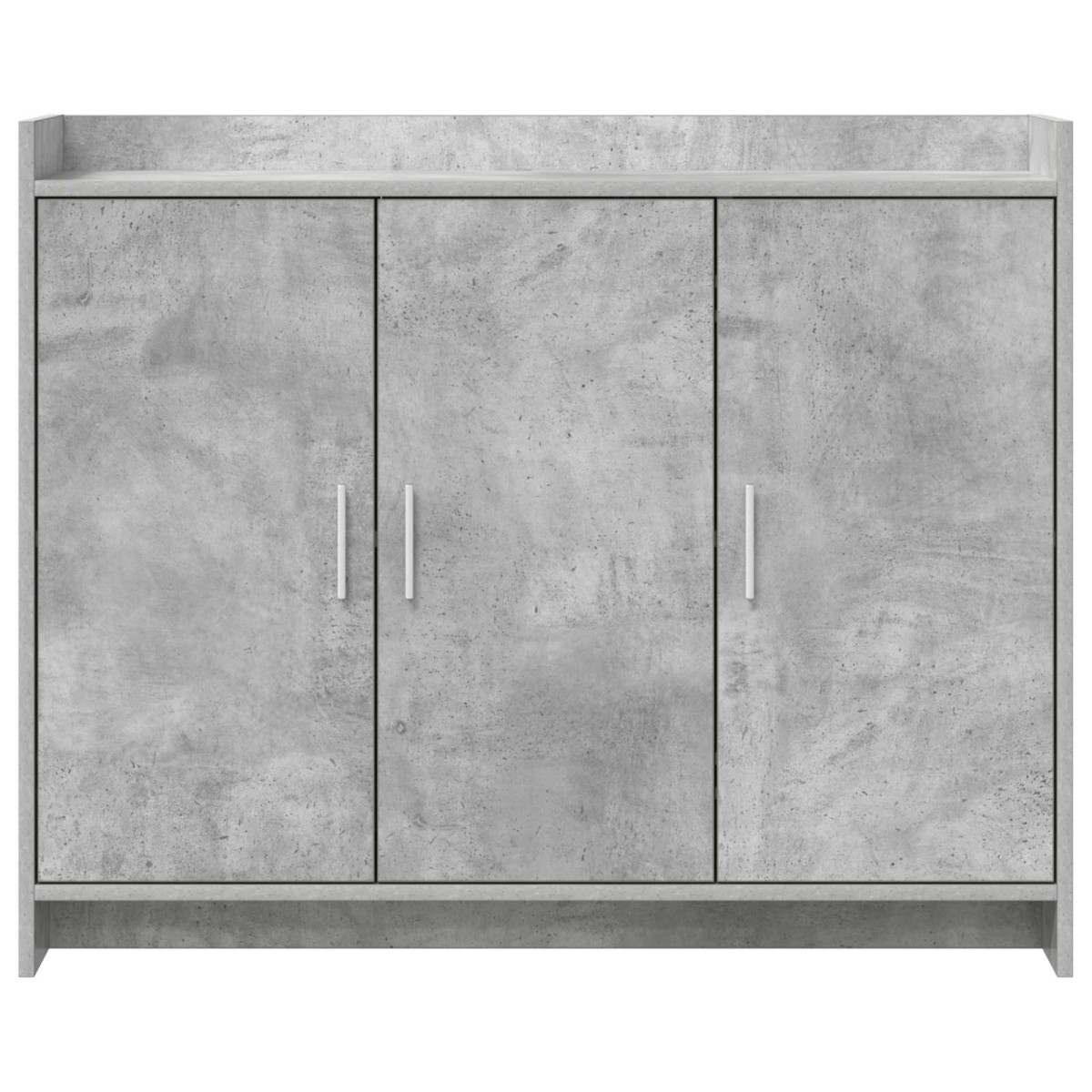 vidaXL Πλαϊνό γραφείο Γκρι Σκυροδέματος 98,5 x 33 x 80 εκ