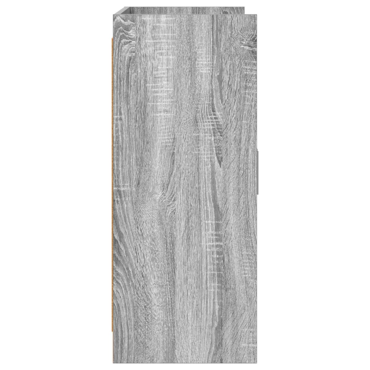 vidaXL Πλαϊνό γραφείο Γκρι Sonoma 98,5 x 33 x 80 εκ Επεξεργασμένο Ξύλο