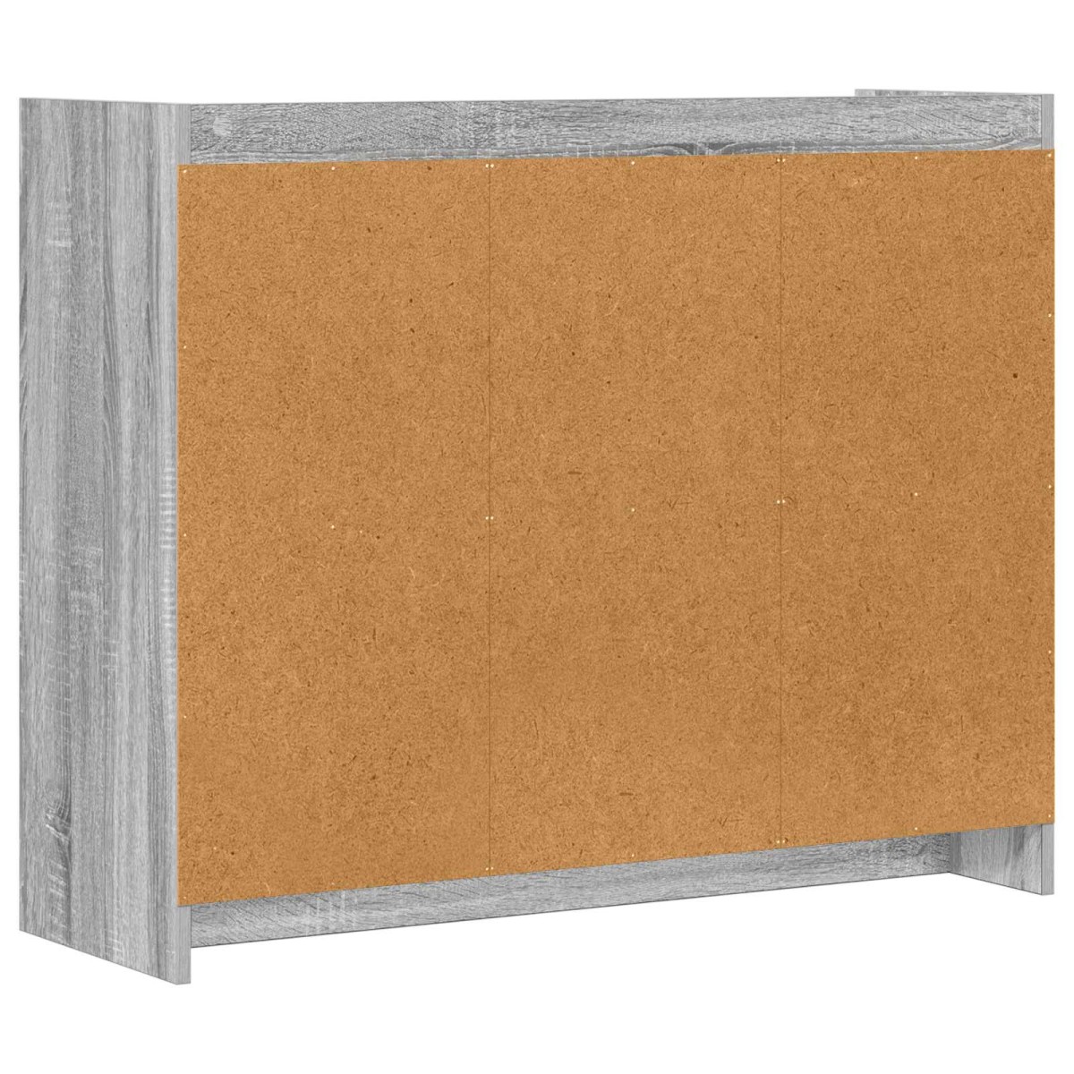 vidaXL Πλαϊνό γραφείο Γκρι Sonoma 98,5 x 33 x 80 εκ Επεξεργασμένο Ξύλο