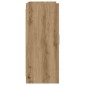 vidaXL Πλαϊνό γραφείο Artisan Δρυς 98,5 x 33 x 80 εκ