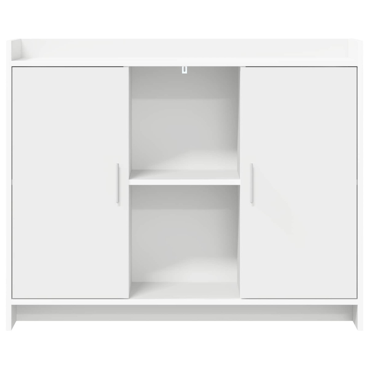 vidaXL Πλαϊνό γραφείο Λευκό 98,5 x 33 x 80 εκ Επεξεργασμένο Ξύλο