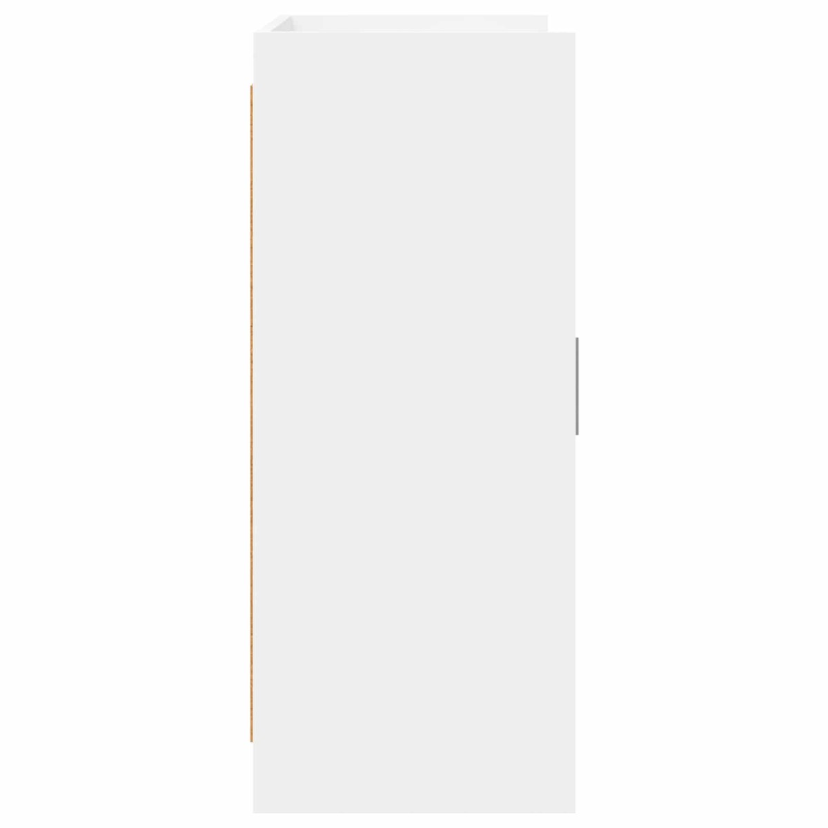 vidaXL Πλαϊνό γραφείο Λευκό 98,5 x 33 x 80 εκ Επεξεργασμένο Ξύλο