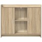vidaXL Πλαϊνό γραφείο 98,5 x 33 x 80 εκ PB