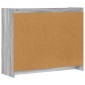 vidaXL Πλαϊνό γραφείο 98,5 x 33 x 80 εκ PB
