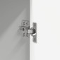vidaXL Πλαϊνό γραφείο Λευκό 98,5 x 33 x 80 εκ Επεξεργασμένο Ξύλο