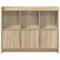 vidaXL Πλαϊνό γραφείο Sonoma Δρυς 98,5 x 33 x 80 εκ Επεξεργασμένο Ξύλο