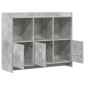 vidaXL Πλαϊνό γραφείο Γκρι Σκυροδέματος 98,5 x 33 x 80 εκ