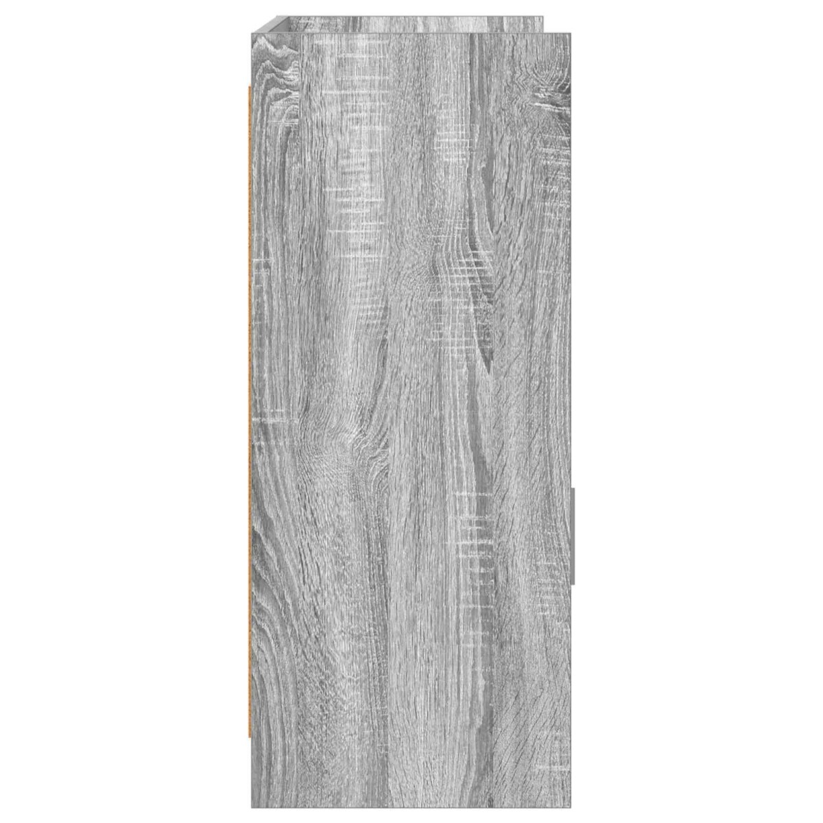 vidaXL Πλαϊνό γραφείο Γκρι Sonoma 98,5 x 33 x 80 εκ Επεξεργασμένο Ξύλο